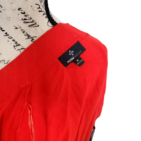 Ronni Nicole Cropped Shortsleeve Sequin Cardigan (BY10) - Picture 4 of 6